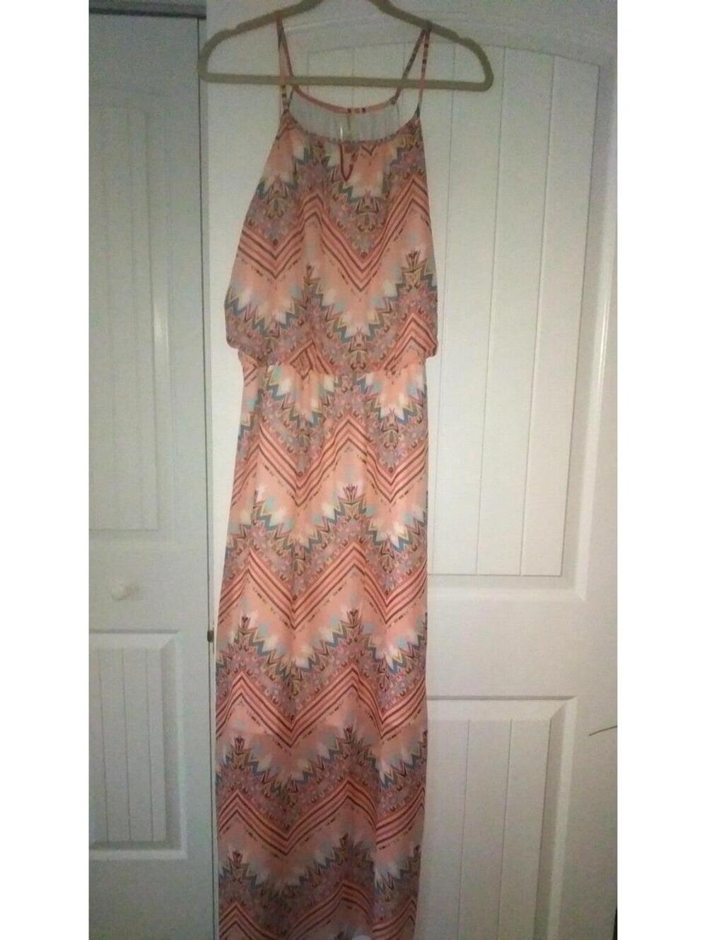 Junior's Boho All Occasion Maxi Dress Multicolored